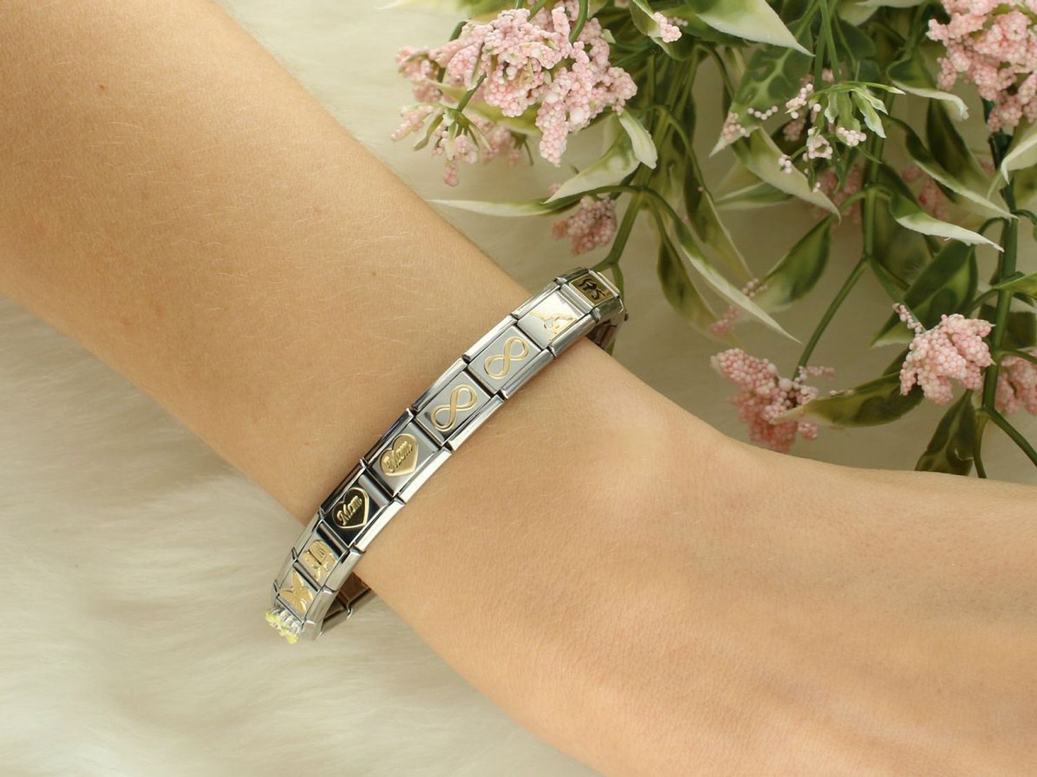 Nomination - Link 18K zawieszka złoto 'Nieskończoność' 030162 41 biżuteria nomination nomination zawieszki nomination baza.jpg